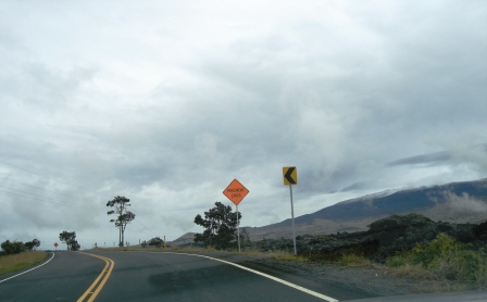 Saddle road to Hilo