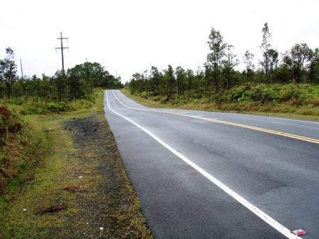Saddle Road on Hawaii Island